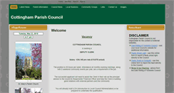 Desktop Screenshot of cottinghamparishcouncil.org.uk